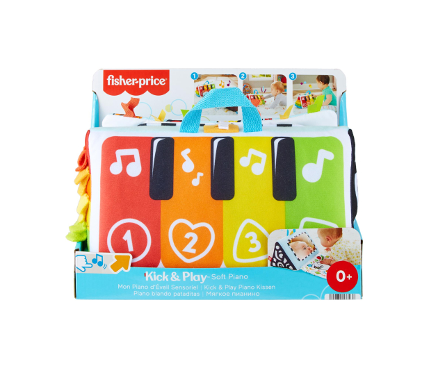 Fisher-Price Baw się i kop Miękkie pianinko - 1164366 - zdjęcie 2